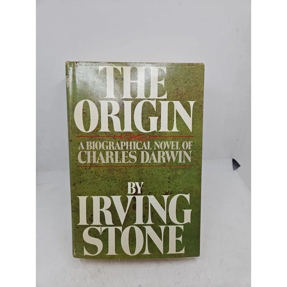 The Origin A Biographical Novel of Charles Darwin - Irving Stone 1980 SIGNED